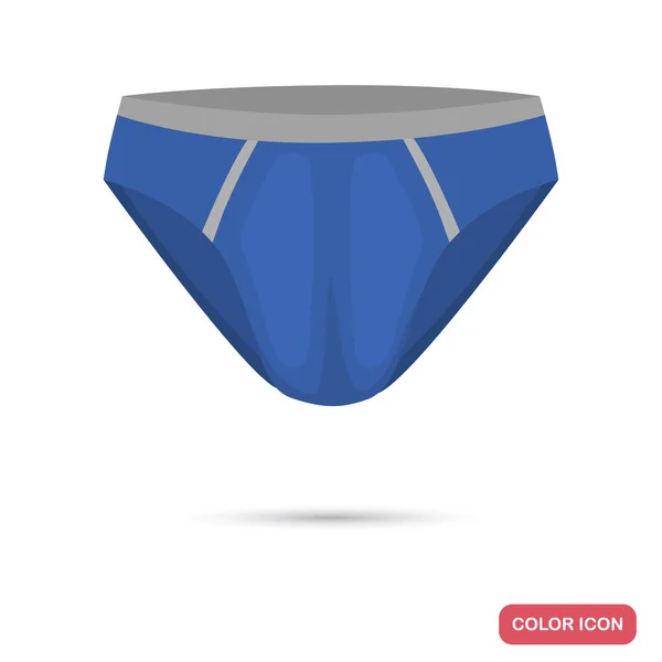 Men's trunks color flat icon for web and mobile design — Stock Vector