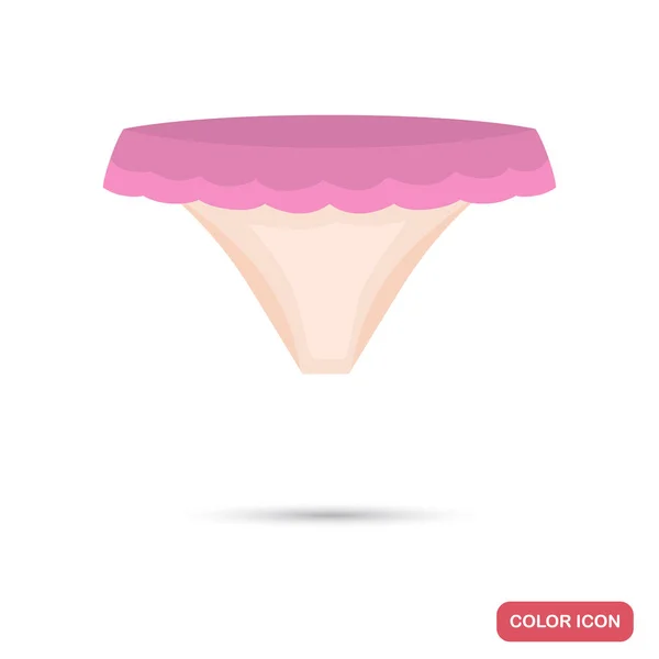 Mulheres calcinha cor plana ícone para web e design móvel —  Vetores de Stock