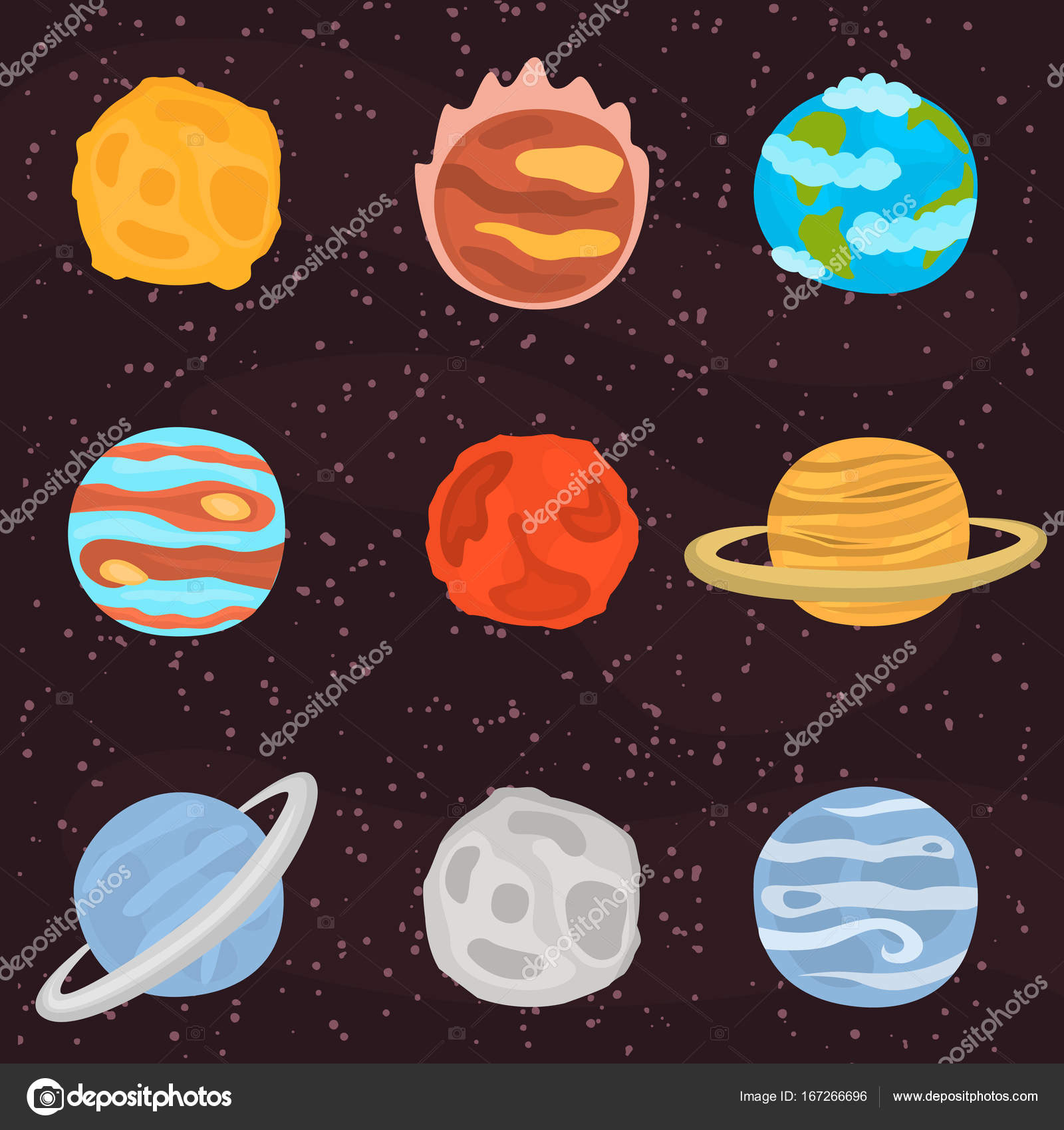 Clipart Solar System Planets Planets Of Solar System