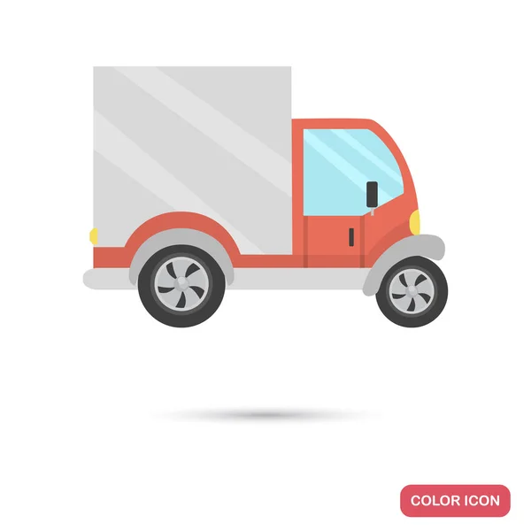Delivery track color flat icon — Stock Vector