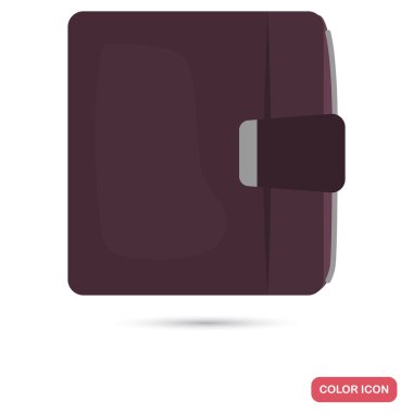 Erkek çanta renk düz simgesi