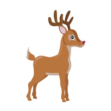 Bebek geyik boynuzları ile