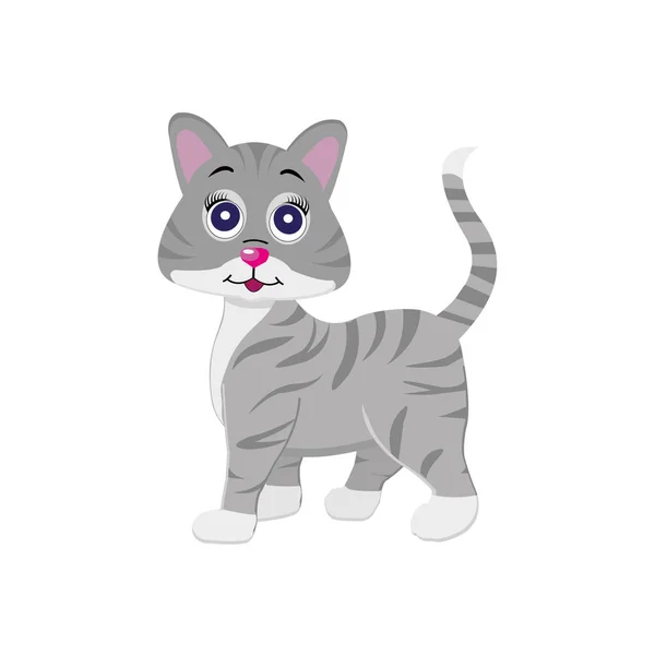 Fundo completo com bonito desenhos animados gatos de cor diferente imagem  vetorial de frenta© 331689636