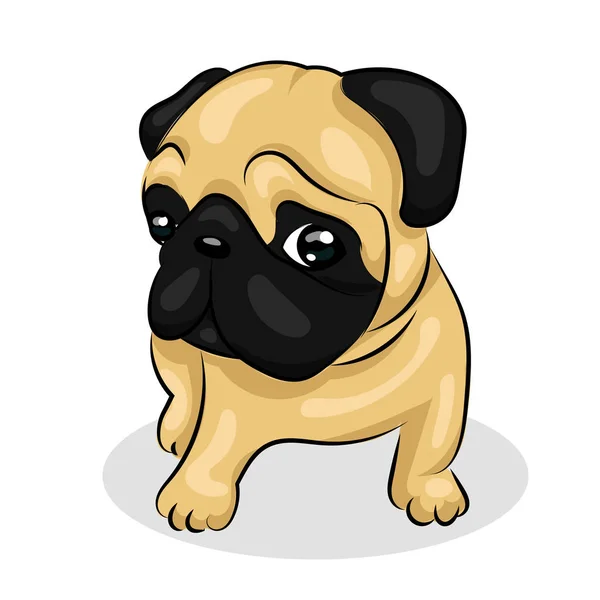 Pug σκυλί μωρό — Διανυσματικό Αρχείο