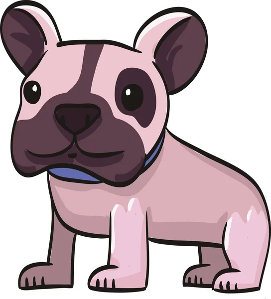 Grappige tekening cartoon hond geïsoleerd — Stockvector