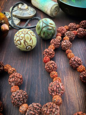 Kuruyemiş rudraksha ağacı tesbih