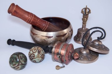 Budist Dini nesneler için ritüeller performansını