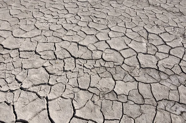 Cracked by drought the ground — Stock Photo, Image