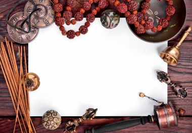 Meditasyon ve gevşeme için Tibet müzik aletleri