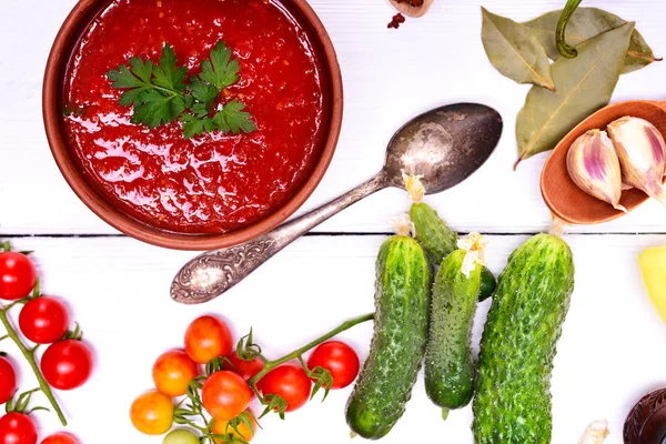 Gazpacho İspanyol soğuk çorba