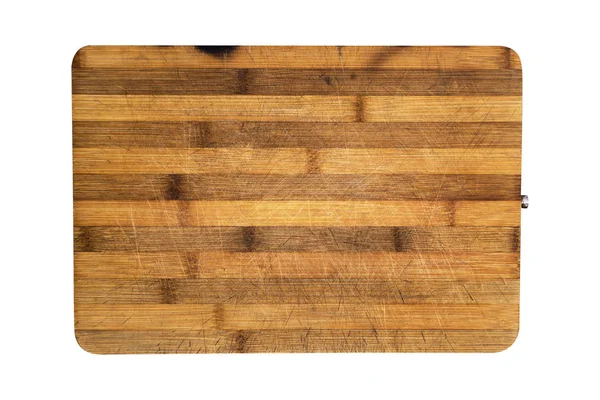 Oude houten keuken snijplank — Stockfoto