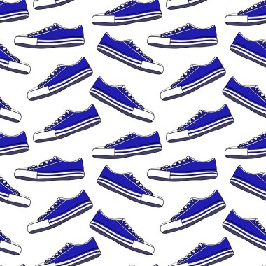 Mavi Tekstil gençlik spor ayakkabı beyaz dantel ile