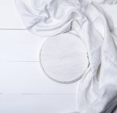 boş yuvarlak ahşap kesme tahtası