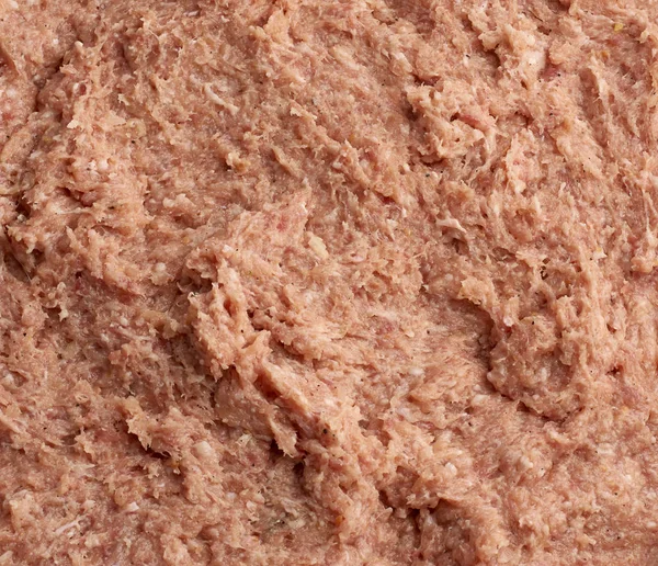 Carne de cerdo picada y manteca de cerdo textura, marco completo, chuletas prefabricadas — Foto de Stock