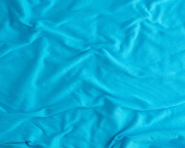 Dalgalı açık mavi kumaş dokusu, tasarımcı için element