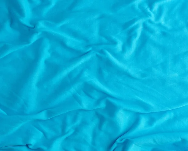 Lichtblauwe stoftextuur met golven, element voor ontwerper — Stockfoto