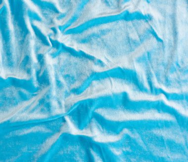 Dalgalı mavi kadife doku, tasarımcı için element, tam f