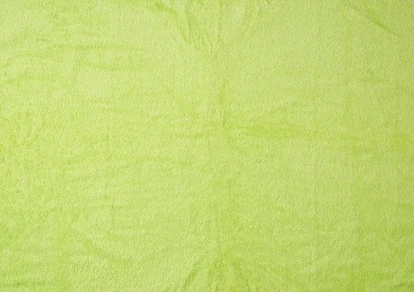 フリースのような明るい緑色のタオルフルフレーム — ストック写真