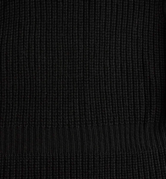 Черное трикотажное полотно, полная рамка — стоковое фото