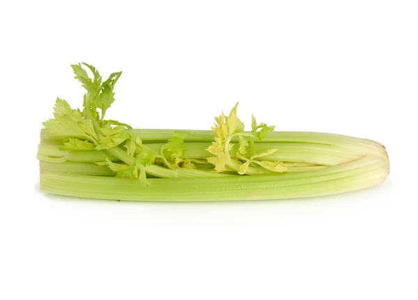 Bunch Fresh Celery Leaves Isolated White Background Close — Stock Photo, Image