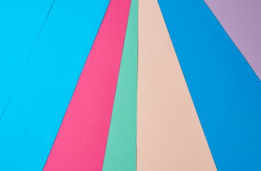 Renk kağıdından soyut arkaplan, tasarımcı şablonu, tam çerçeve