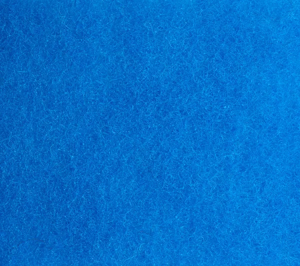 Голубая Текстура Кухонной Губки Волокнами Полная Рамка Макрос — стоковое фото