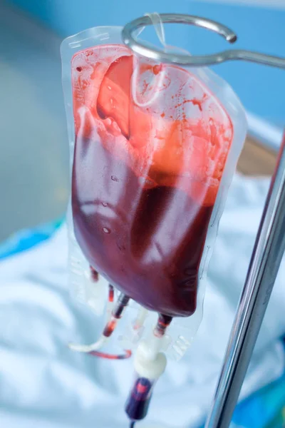 Vorbereitung auf die Hämotransfusion — Stockfoto