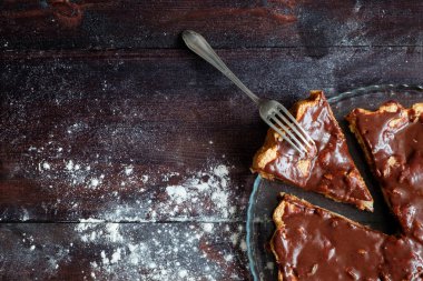 Charlotte çatal ile ahşap tablo