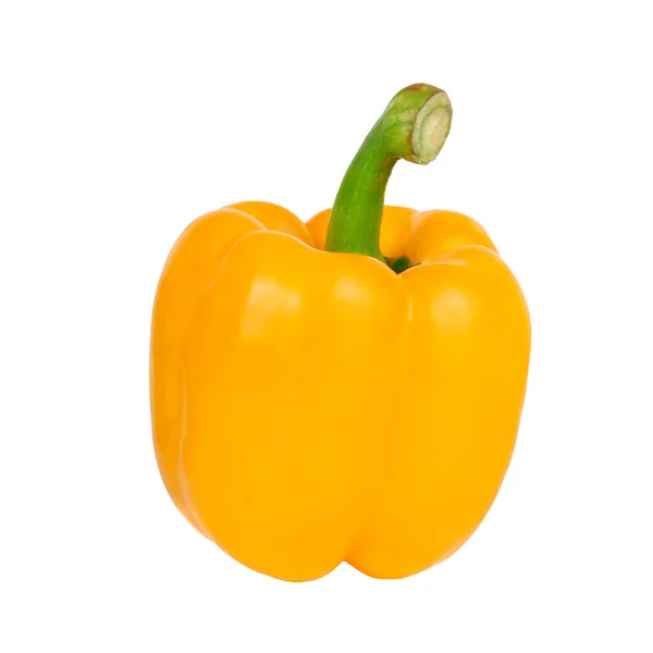 Frisches Gemüse Drei Süße Rote Gelbe Grüne Paprika Isoliert Auf — Stockfoto