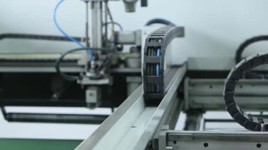 Yavaş hareket hareketli fabrika mekanizması