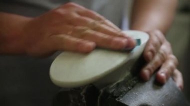 Yavaş bir form ayakkabı üretimi için hazırlama