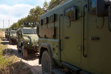 Gösteri, araçların bir sütun