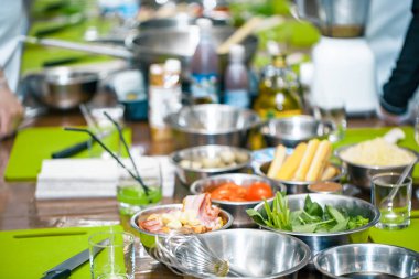İtalyan mutfağının yemek için malzemeler