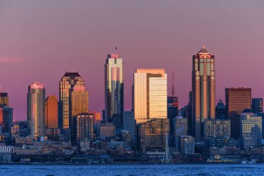 Seattle cityscape Batı Seattle'lı