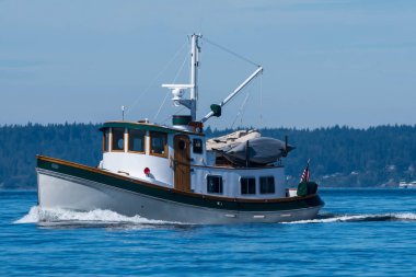 Shilshole Bay transit Motorlu tekne