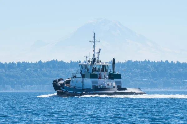 Remolcador Marino en Puget Sound — Foto de Stock