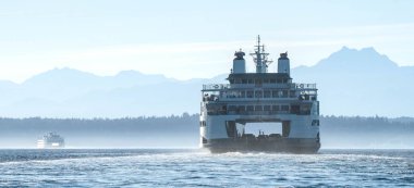 Washington State feribot ve Olimpiyat Dağları