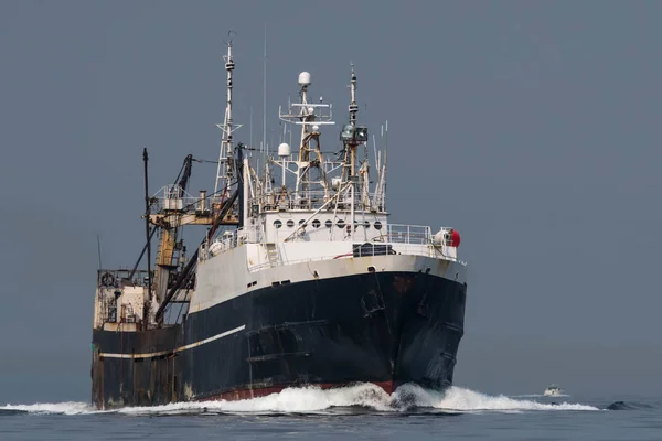 Fabriek Trawler aan de gang op Puget Sound — Stockfoto