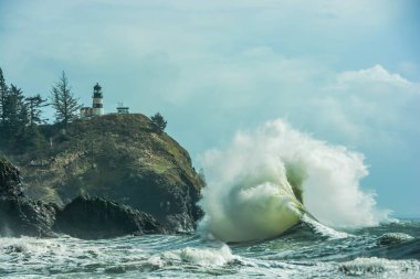 Ilwaco, dalga kırılma okyanus