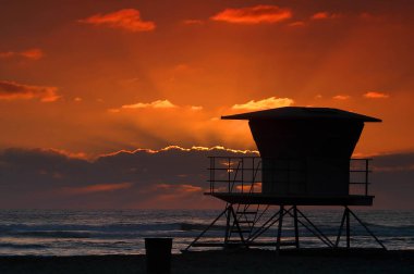 Solana Beach günbatımı
