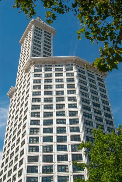 Torre Smith histórica de Seattle . — Fotografia de Stock