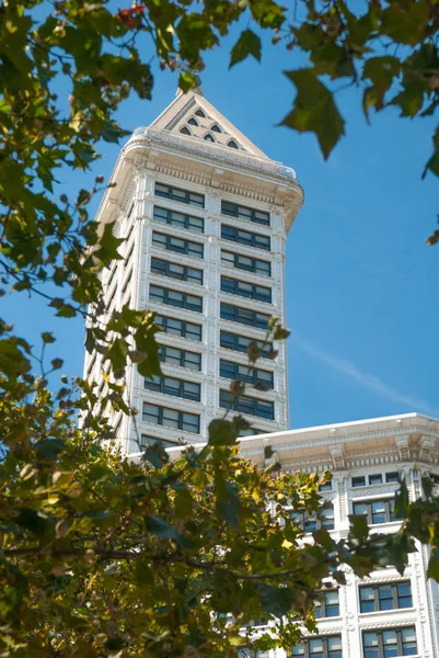 La storica Smith Tower di Seattle . — Foto Stock