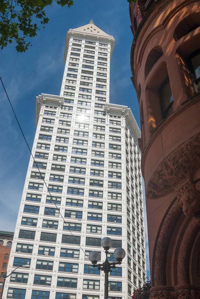 La storica Smith Tower di Seattle . — Foto Stock