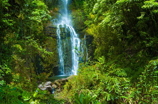 Waterfall scene on Maui — Stock Photo, Image