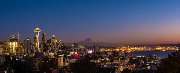 Panorama Seattlu od Alki — Stock fotografie