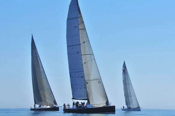 Sailboat Racing in the Pacific Northwest — Stock Photo, Image