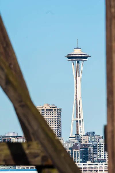 Seattle Skyline Da West Seattle — Foto Stock