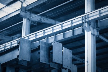 Tersanede demir atölyesi.