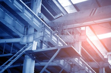 Tersanede demir atölyesi.