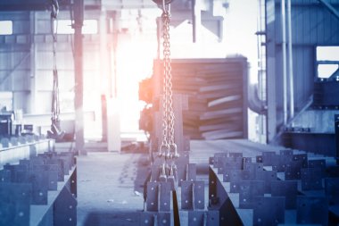 boş ambar iç Vinç kanca ile